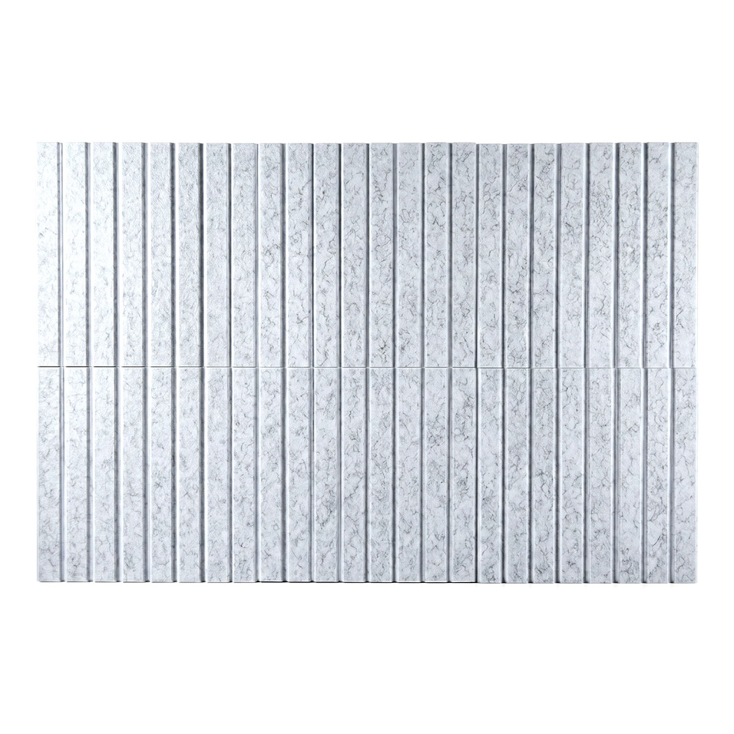 Levede Cork Boards Alternative Photo Display Board 6 Pcs 30cmx30cm Coustic Grey detail