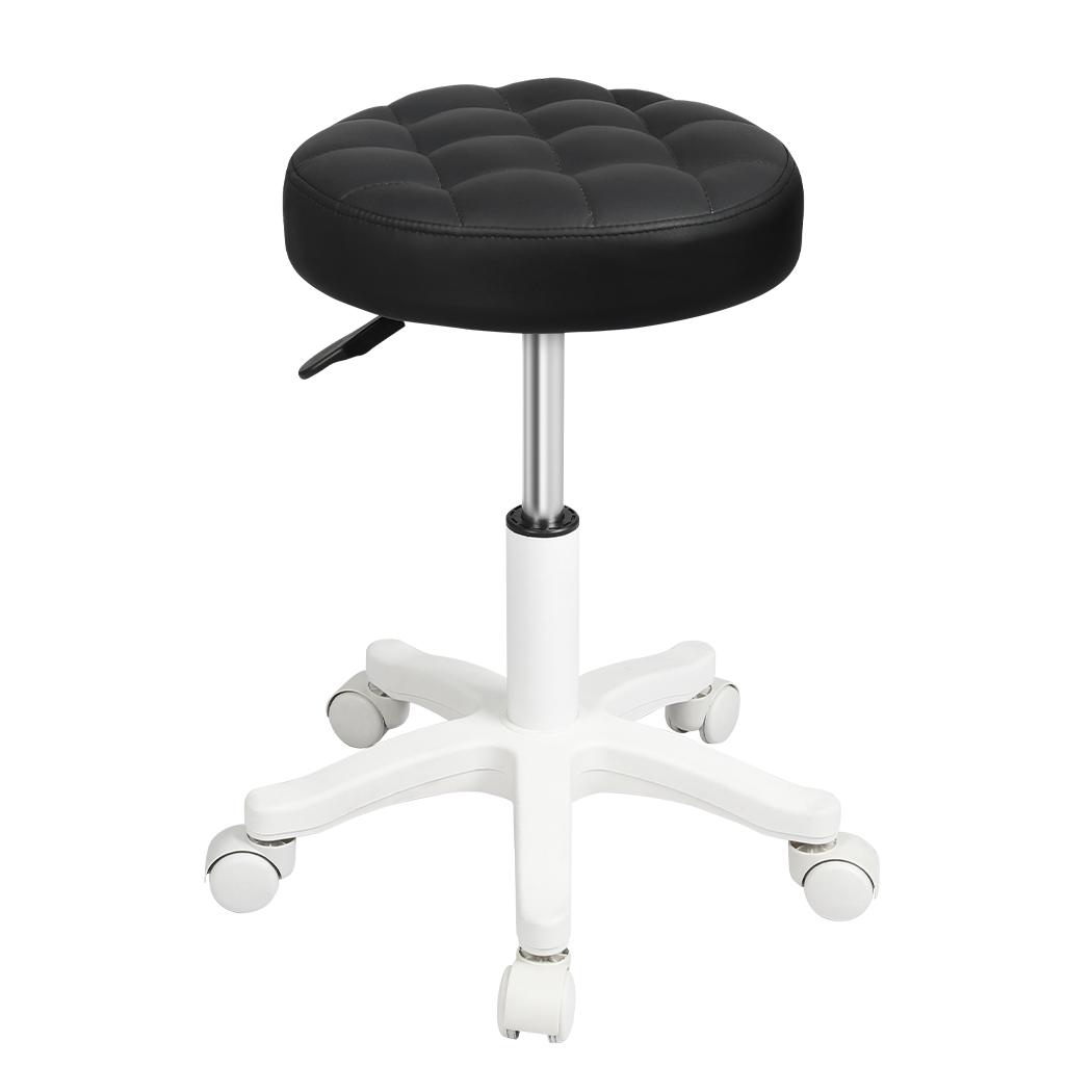 Levede Bar Stools Rolling Salon Chairs Swivel Stool Adjustable Height Work SPA - Picture 19 of 35