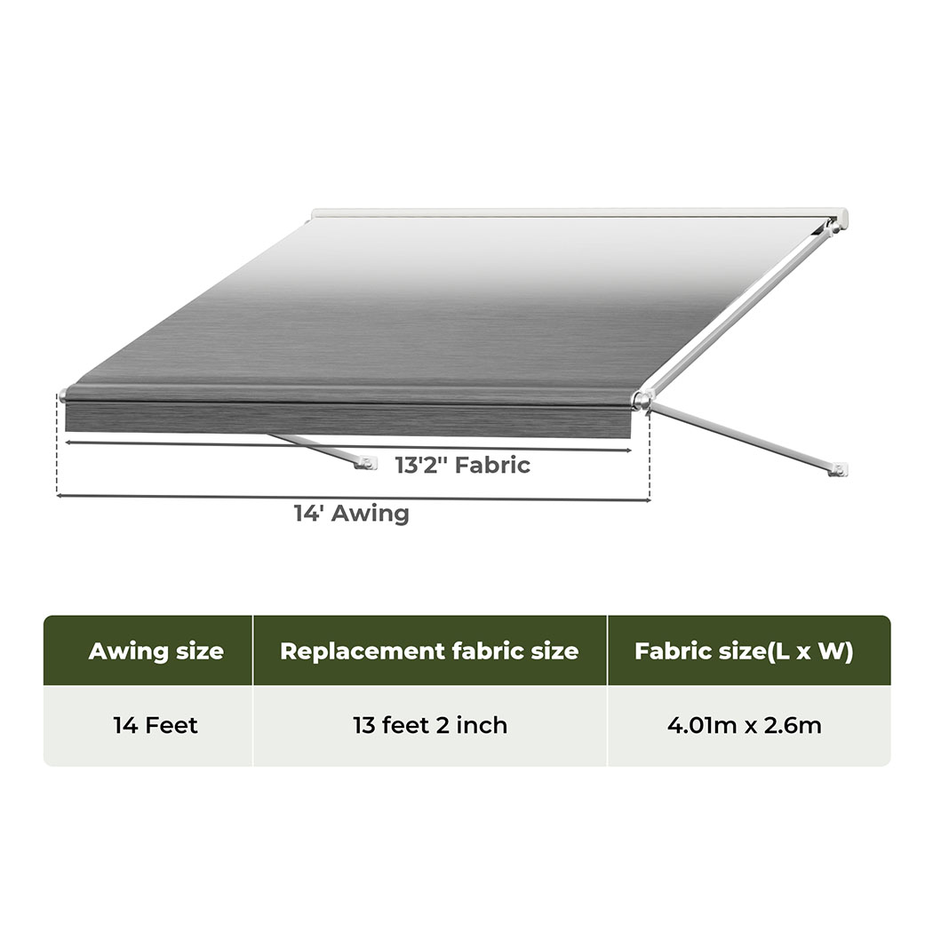Manan Caravan Awning Replacement Vinyl RV Fabric 14FT-18FT Shading Roll Out Suit - Picture 22 of 72