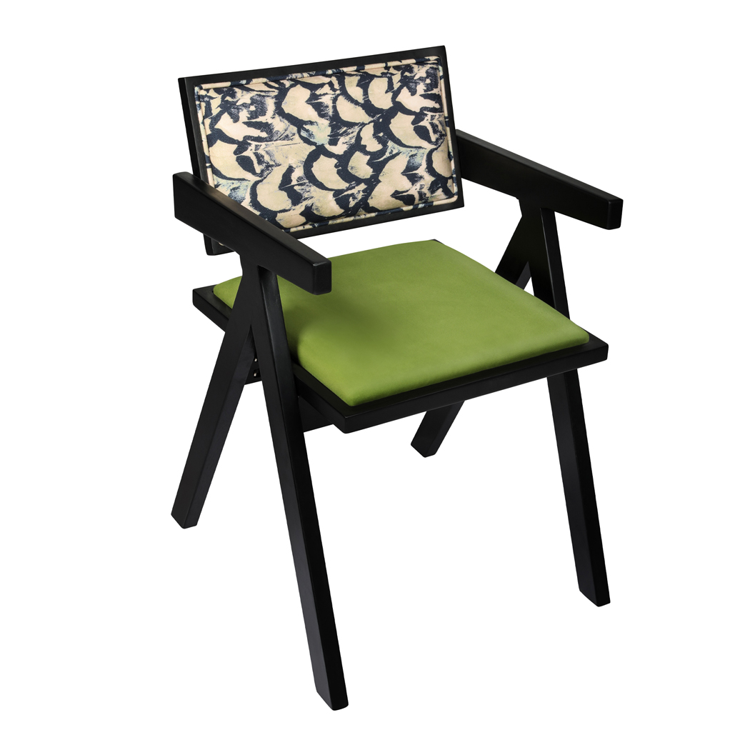 Levede Dining Chairs Solid Wood Armchair Lounge French Retro Chair Padded Cafe - Picture 22 of 33