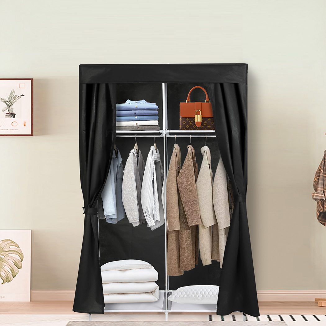 Levede Portable Clothes Closet Wardrobe Large Storage Cabinet Organiser Shelf - Picture 13 of 34