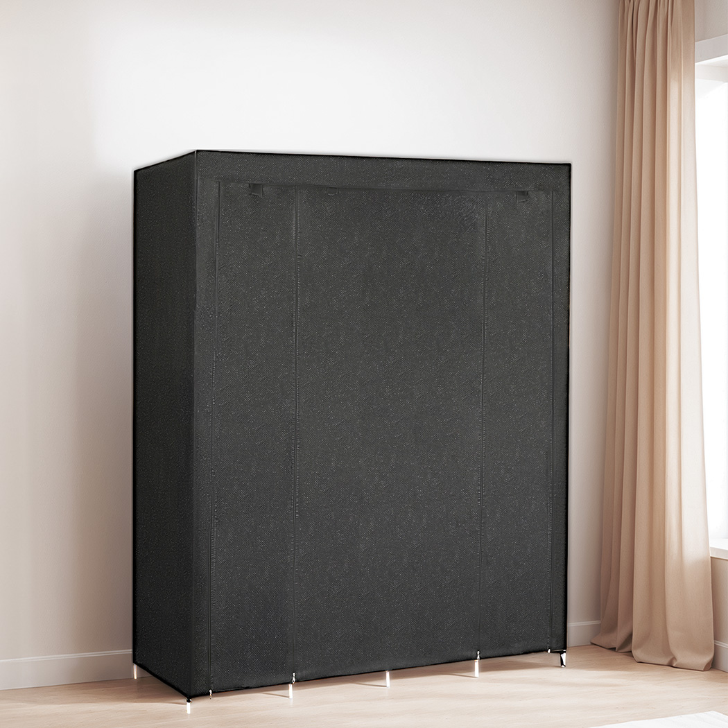 Levede Portable Clothes Closet Wardrobe Large Storage Cabinet Organiser Shelf - Picture 24 of 34