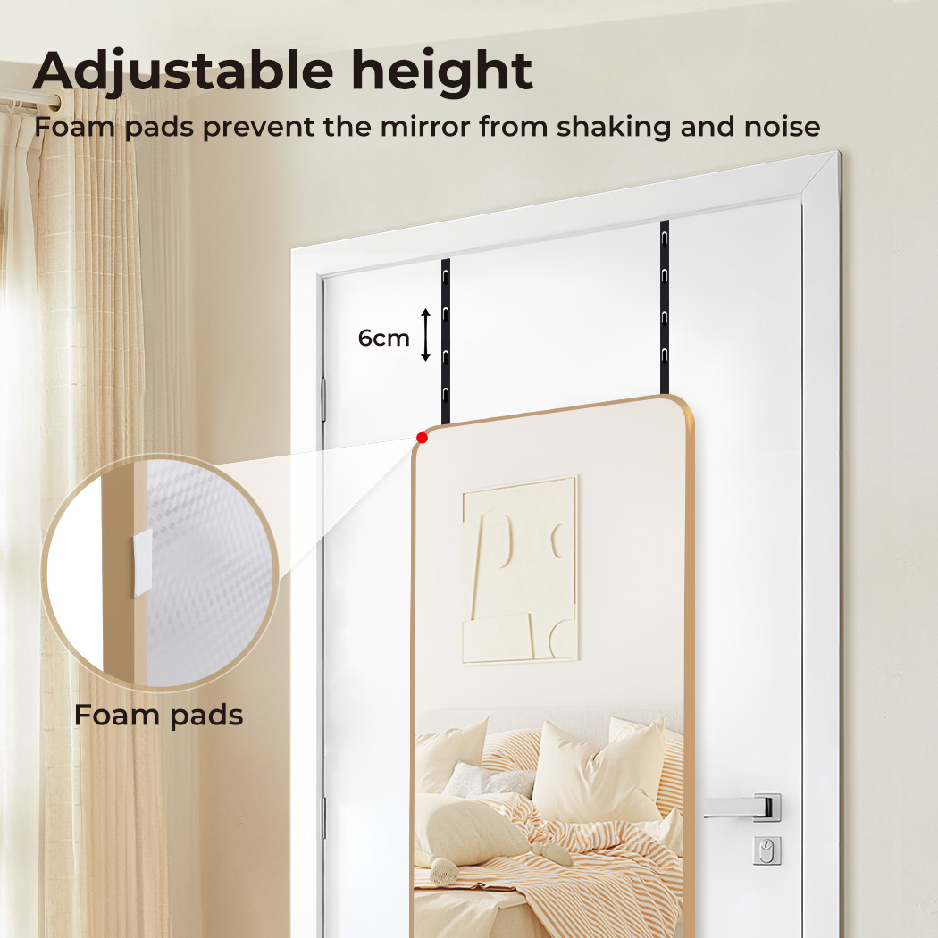 Yezi Full Length Mirror Wall Mounted Hanging Dressing Mirror Home Decor Bedroom - Picture 14 of 32