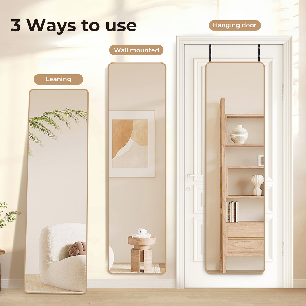 Yezi Full Length Mirror Wall Mounted Hanging Dressing Mirror Home Decor Bedroom - Picture 28 of 32