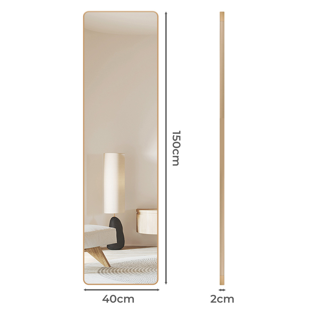 Yezi Full Length Mirror Wall Mounted Hanging Dressing Mirror Home Decor Bedroom - Picture 31 of 32