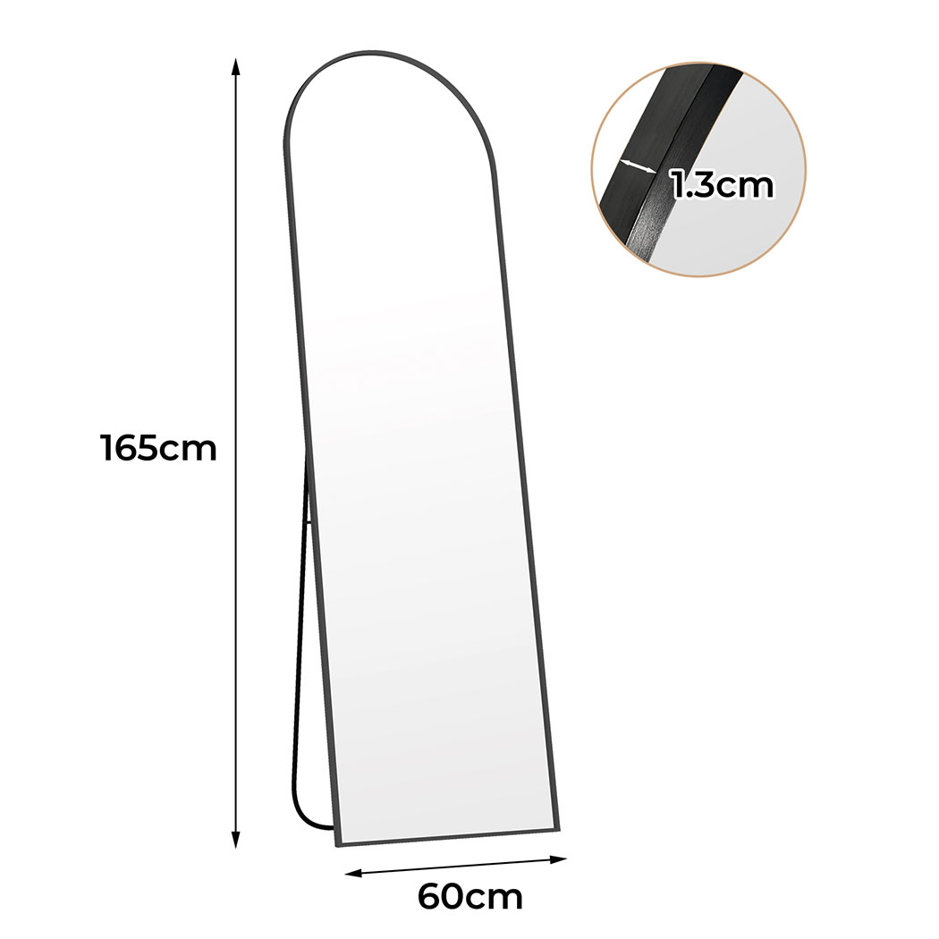 Yezi 165X60CM Full Length Mirror Floor Standing Wall Mounted Mirror Home Decor - Picture 22 of 36