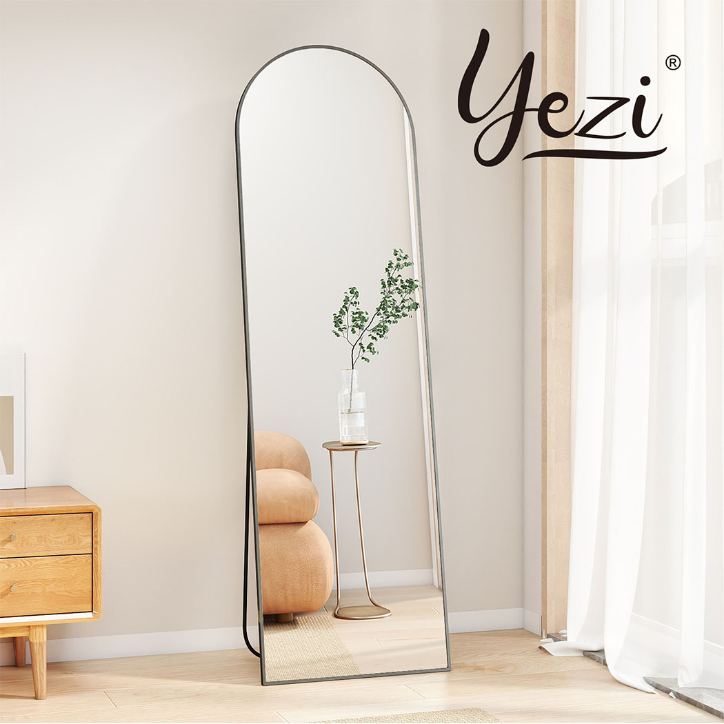 Yezi 165X60CM Full Length Mirror Floor Standing Wall Mounted Mirror Home Decor - Picture 23 of 36