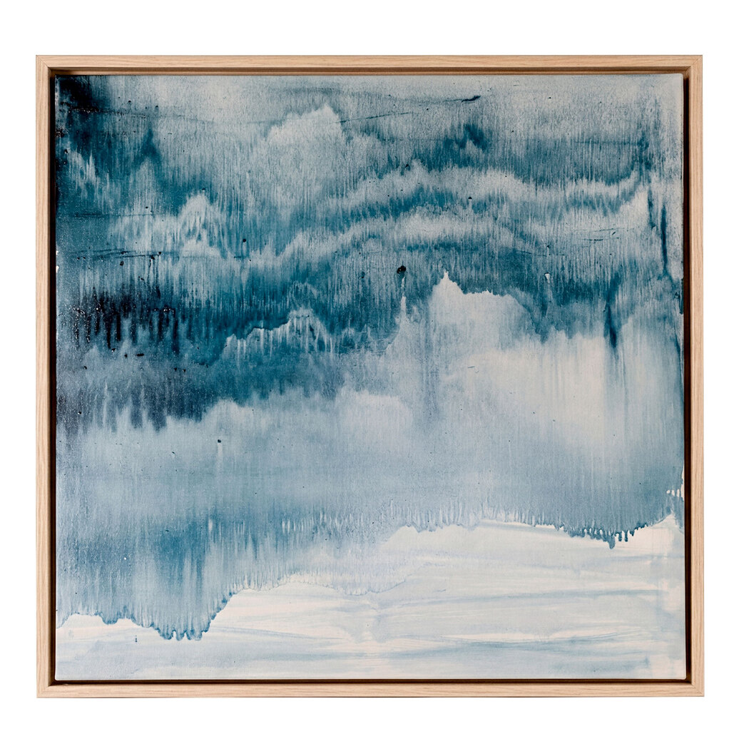 Yezi Wall Art Canvas Modern Abstract 80×80cm Framed Artwork Home Office Decor detail