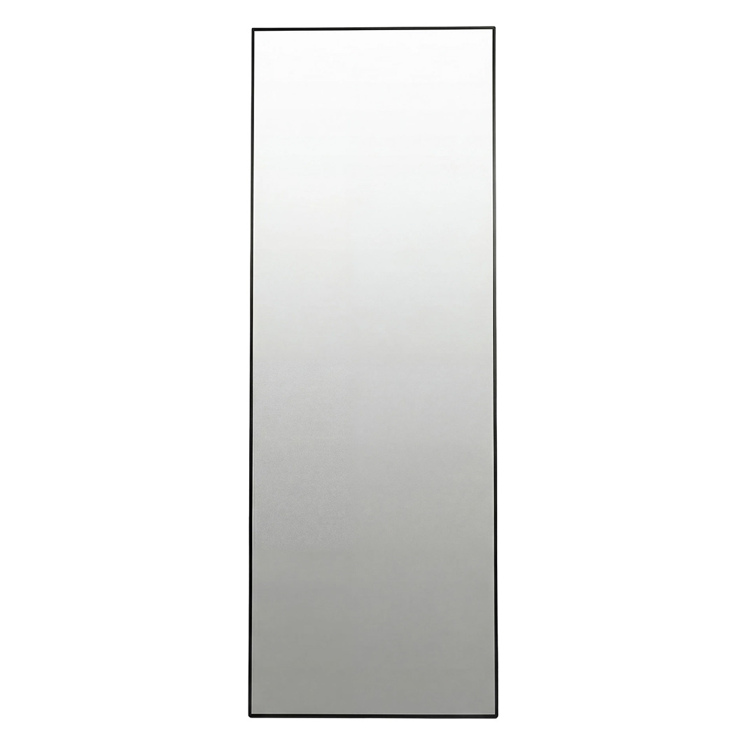 Yezi Rectangular Full Length Mirror 165x60cm Black Standing Floor Wall Leaning detail
