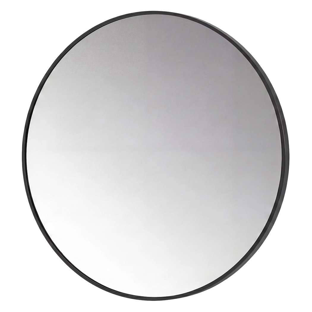 Yezi 60cm Wall Vanity Mirror Round Decorative Bathroom HD Glass Anti-explosion