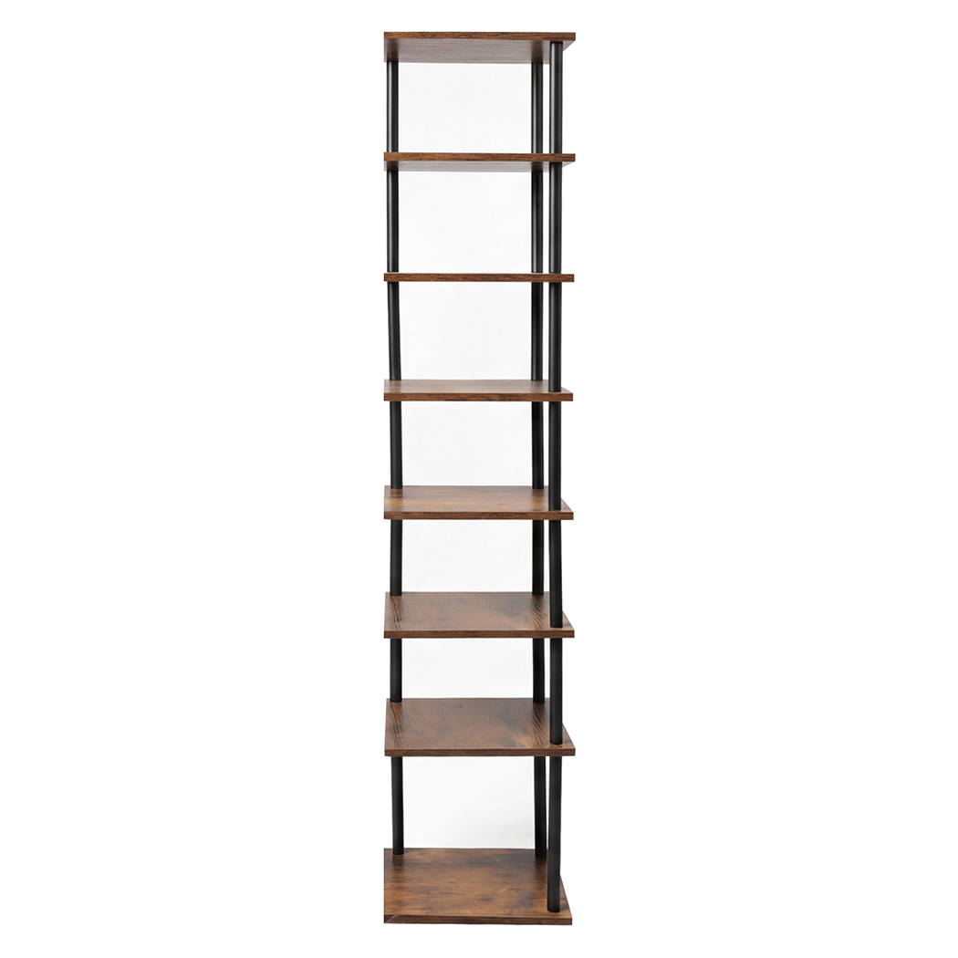 Levede Vertical Shoe Rack 8-Tier Space Saving Narrow Corner Organiser Storage detail