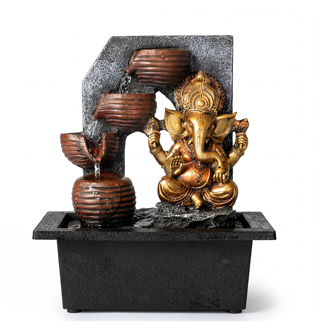 Spector Desktop Fountain LED Tabletop Zen Mini Water Fountain Office Living Room detail