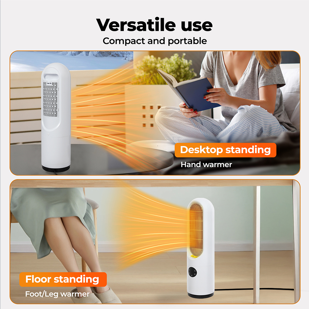 Spector Electric Heater Ceramic Tower Portable Oscillating Remote Control 1200W - Picture 21 of 36