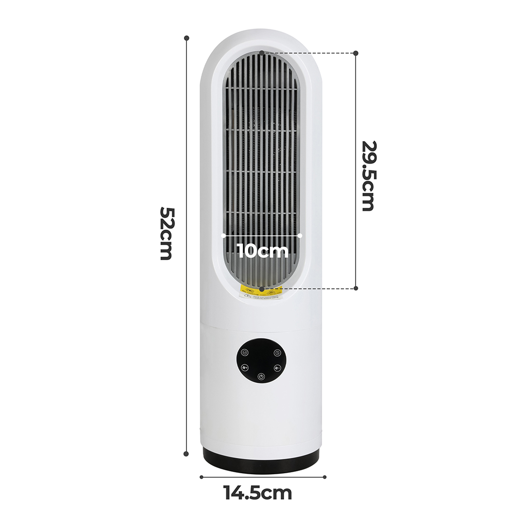 Spector Electric Heater Ceramic Tower Portable Oscillating Remote Control 1200W - Picture 23 of 36