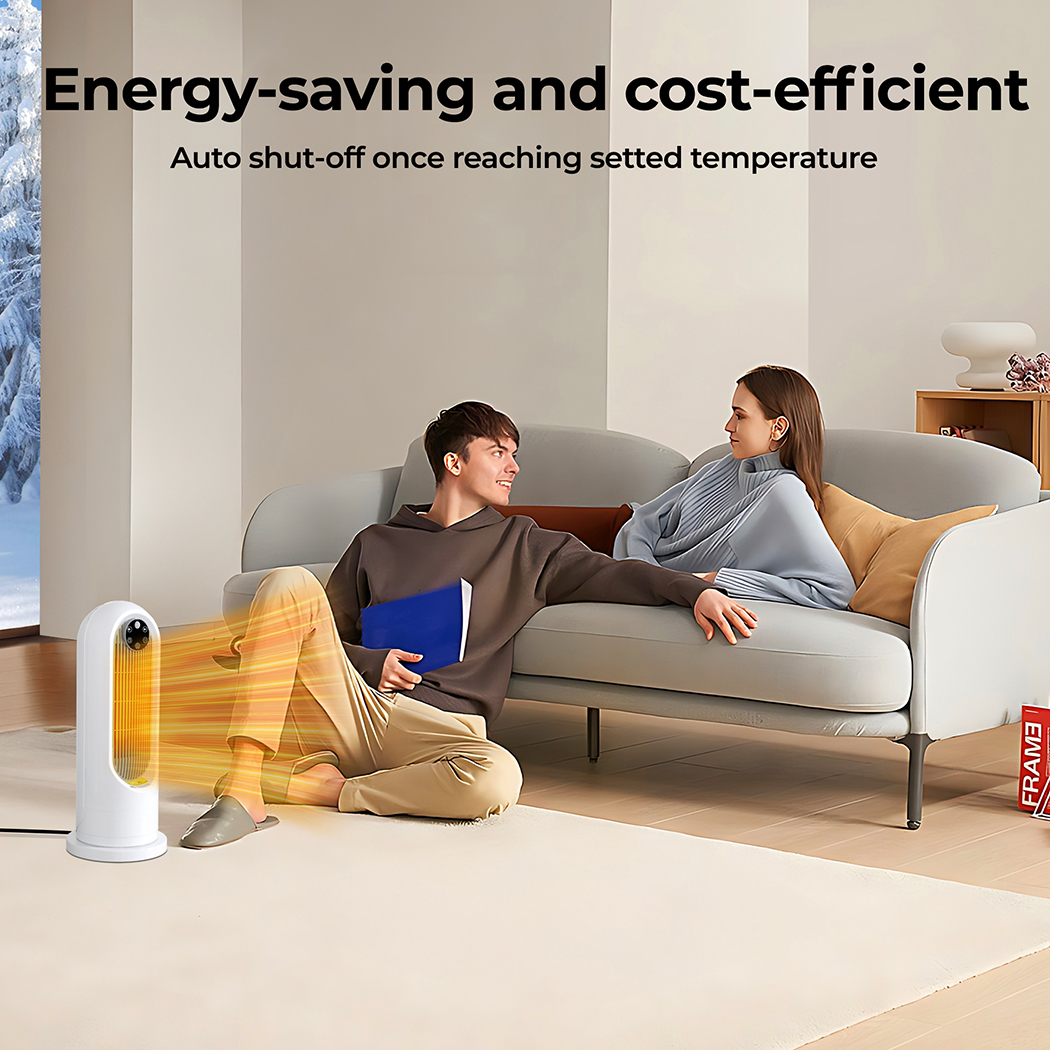 Spector Electric Heater Ceramic Tower Portable Oscillating Remote Control 1200W - Picture 27 of 36