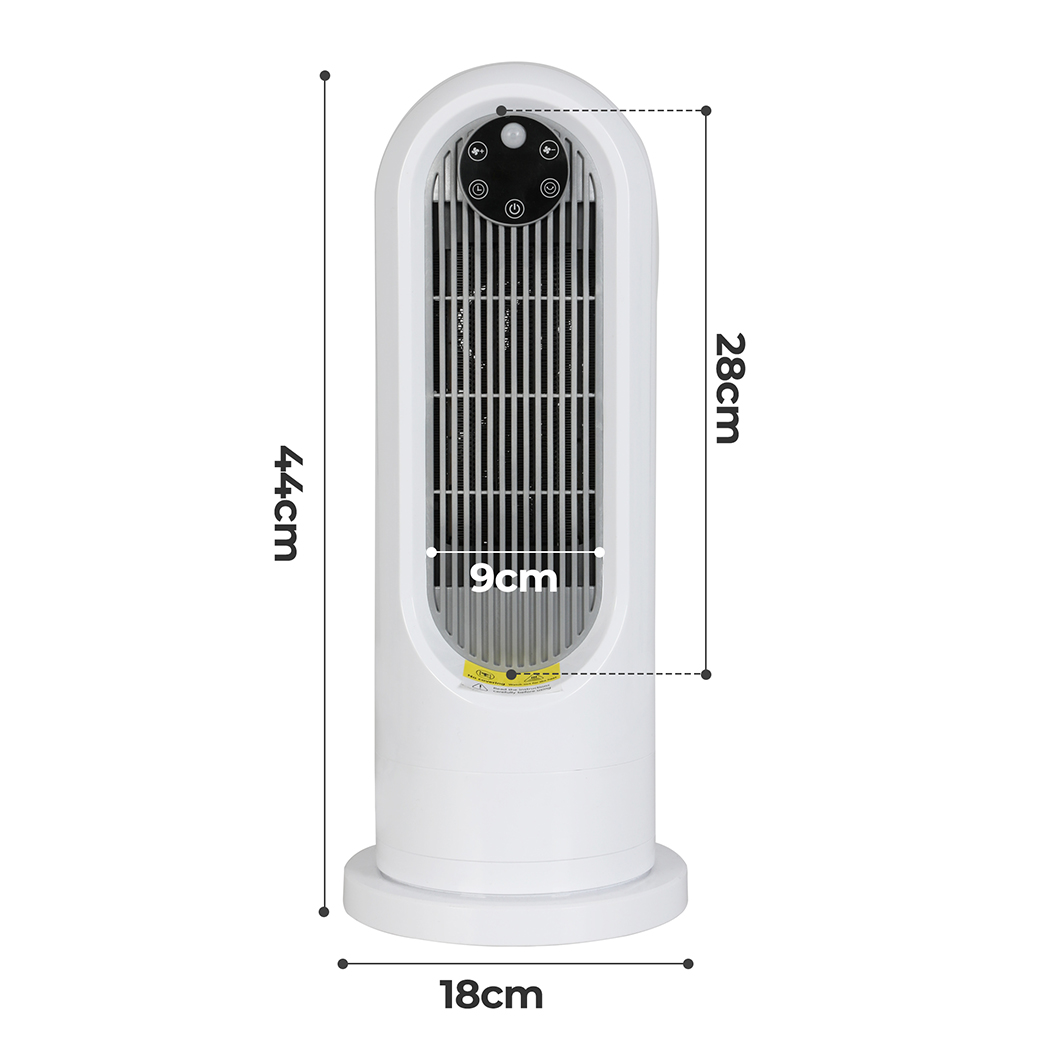 Spector Electric Heater Ceramic Tower Portable Oscillating Remote Control 1200W - Picture 35 of 36
