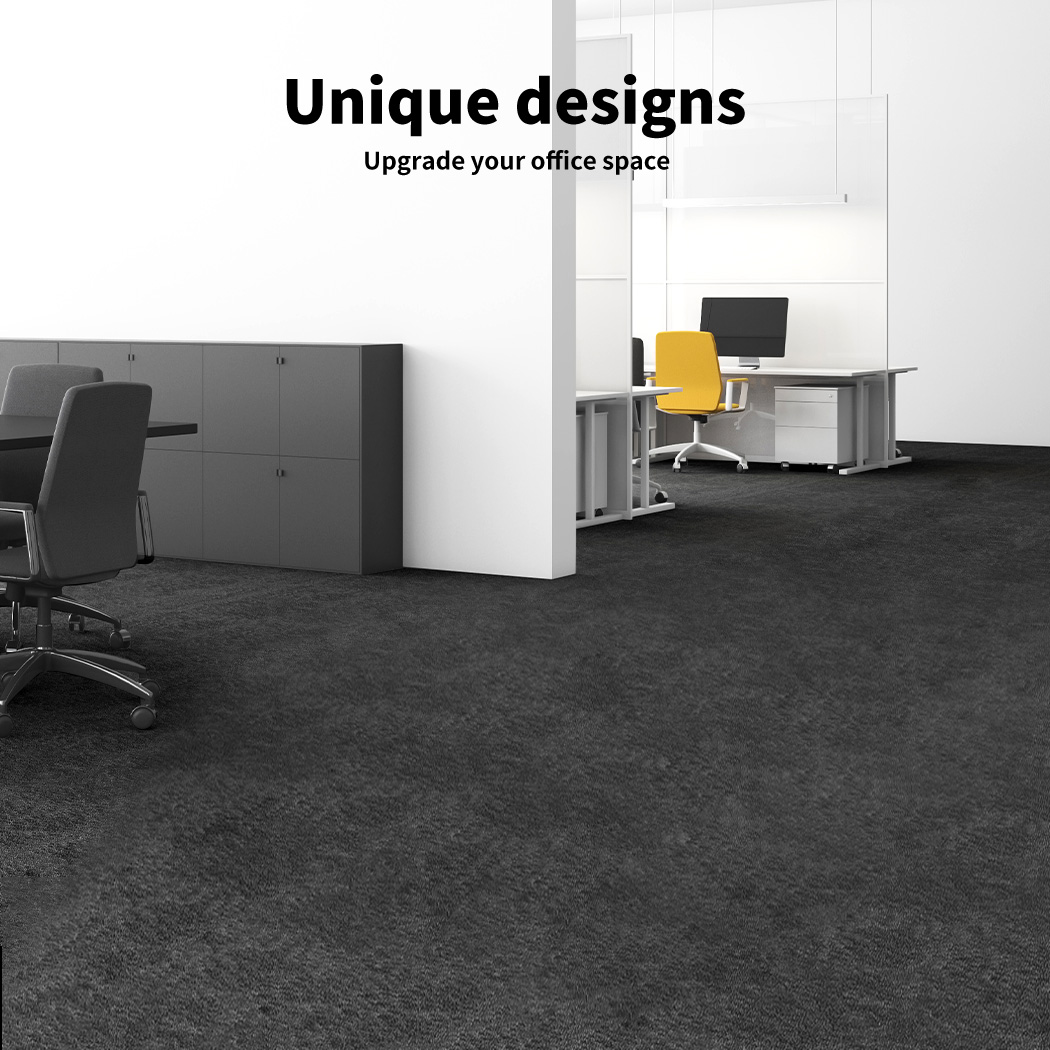 Marlow 20 Pcs Carpet Tiles 50x50cm Each Heavy Duty Commercial Office Flooring - Picture 95 of 113