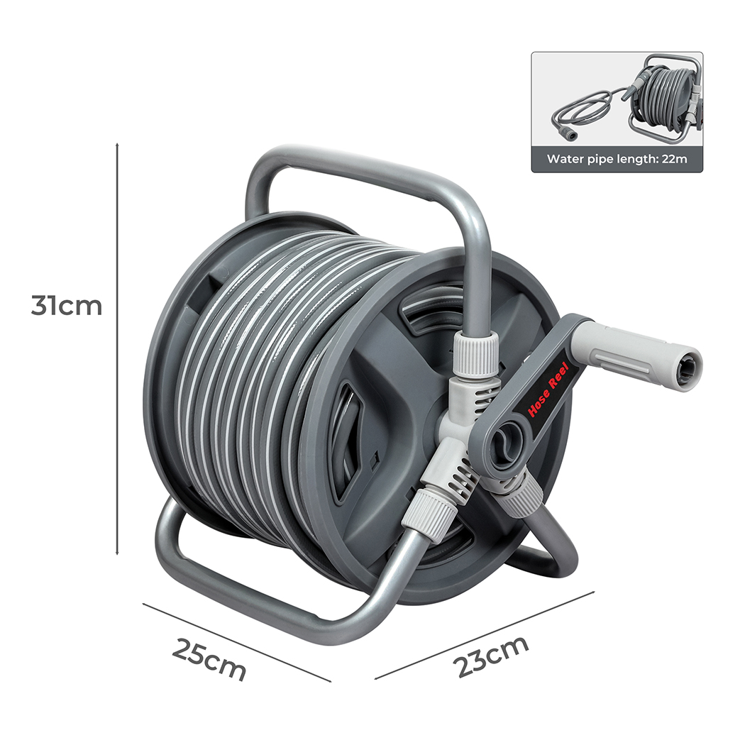 Traderight Retractable Hose Reel 1/2" X 20M/45M Garden Watering Car Washing - Picture 21 of 32