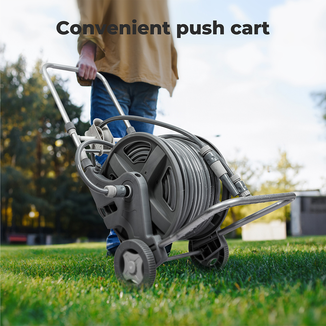 Traderight Retractable Hose Reel 1/2" X 20M/45M Garden Watering Car Washing - Picture 26 of 32