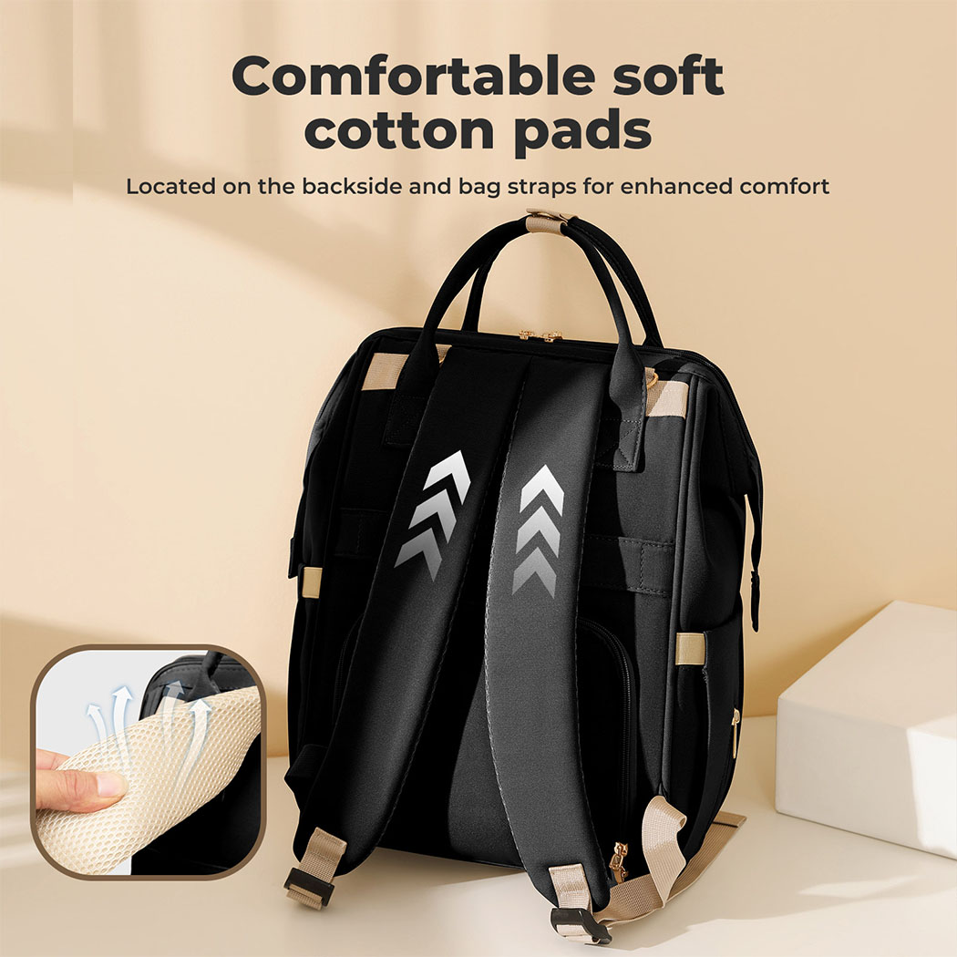 Bopeep Nappy Changing Bag Mummy Backpack Baby Diaper Bag Travel Waterproof - Picture 20 of 44