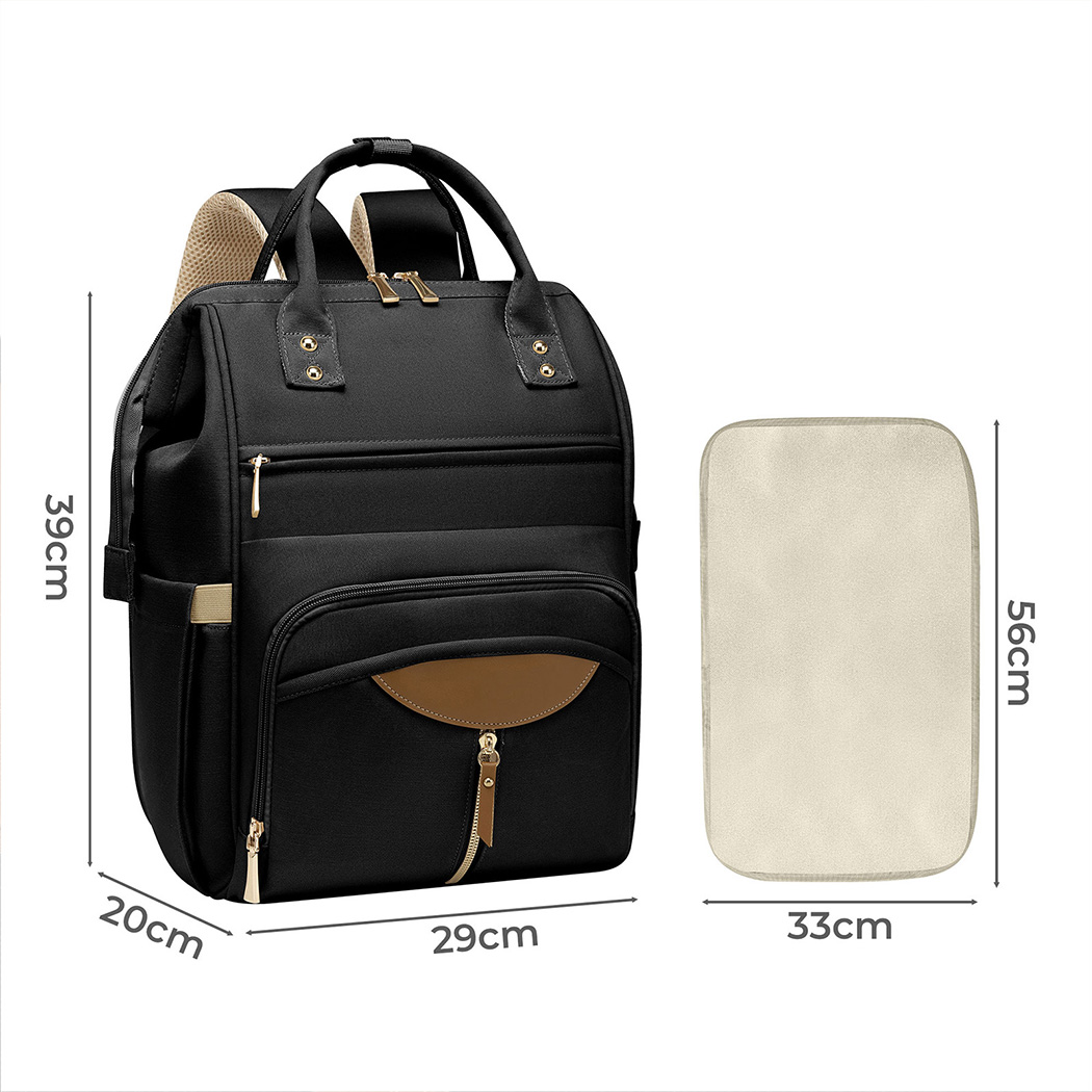 Bopeep Nappy Changing Bag Mummy Backpack Baby Diaper Bag Travel Waterproof - Picture 21 of 44