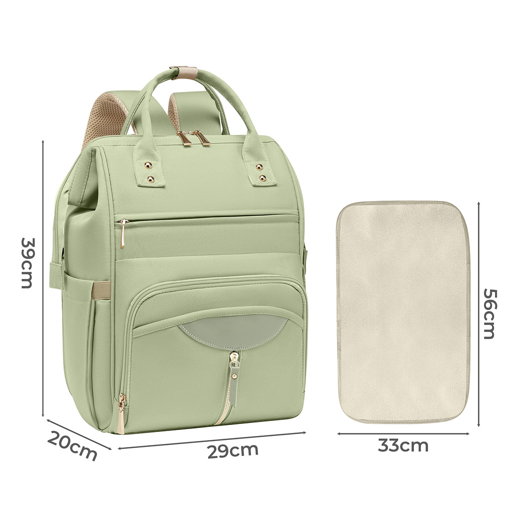 Bopeep Nappy Changing Bag Mummy Backpack Baby Diaper Bag Travel Waterproof - Picture 32 of 44