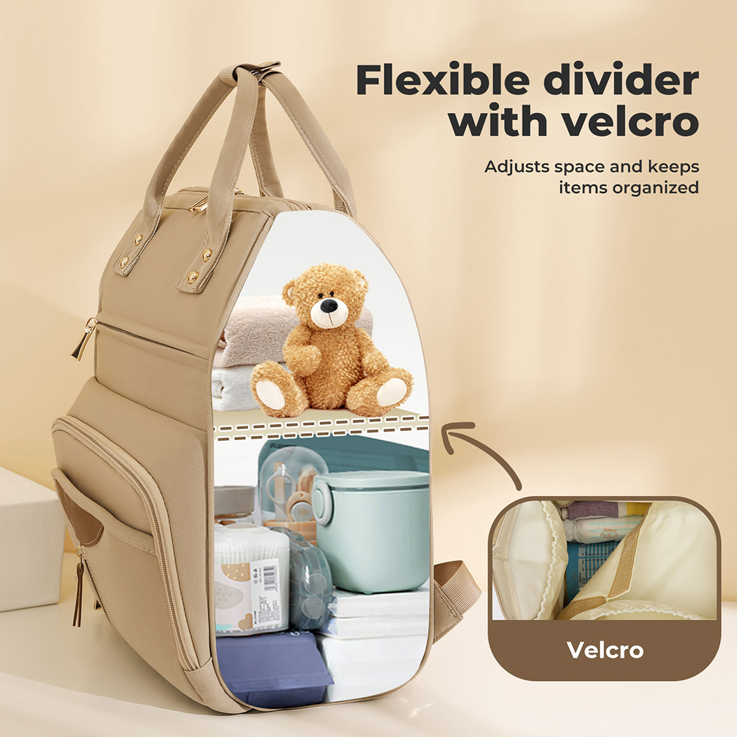 Bopeep Nappy Changing Bag Mummy Backpack Baby Diaper Bag Travel Waterproof - Picture 37 of 44