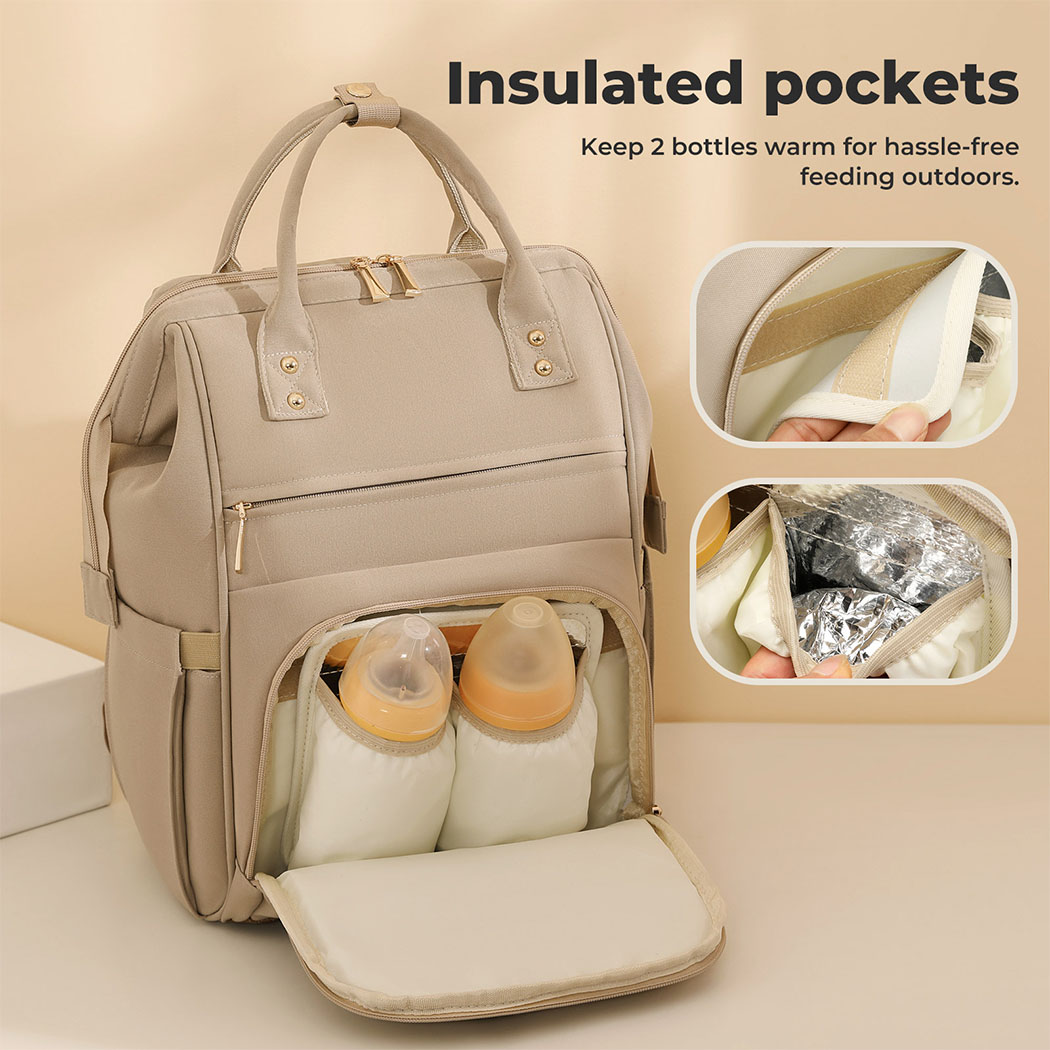 Bopeep Nappy Changing Bag Mummy Backpack Baby Diaper Bag Travel Waterproof - Picture 39 of 44