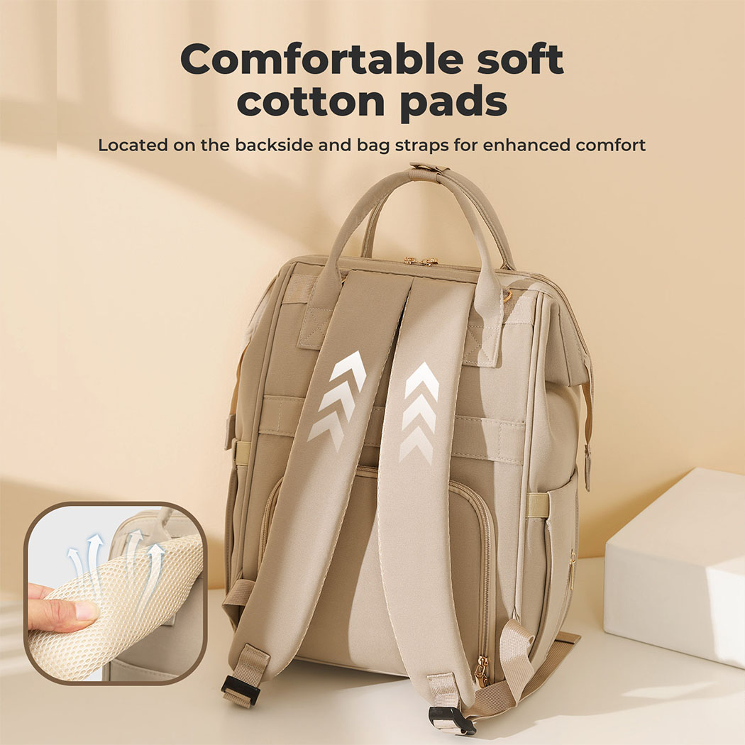 Bopeep Nappy Changing Bag Mummy Backpack Baby Diaper Bag Travel Waterproof - Picture 42 of 44