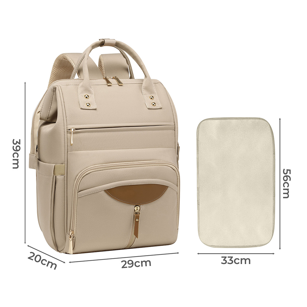 Bopeep Nappy Changing Bag Mummy Backpack Baby Diaper Bag Travel Waterproof - Picture 43 of 44