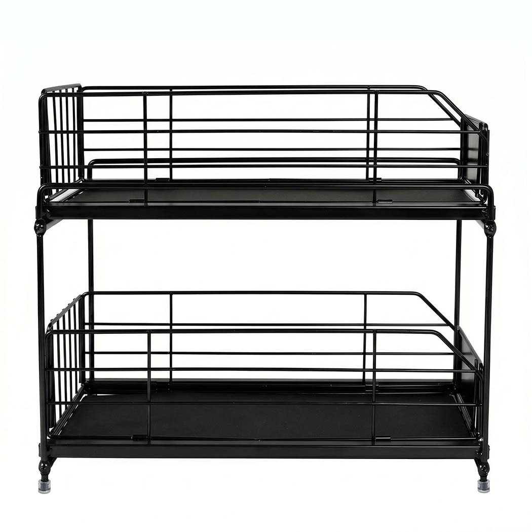 Toque 2 Tier Pull Out Cabinet Organizer Sliding Kitchen Storage Rack Under Sink detail