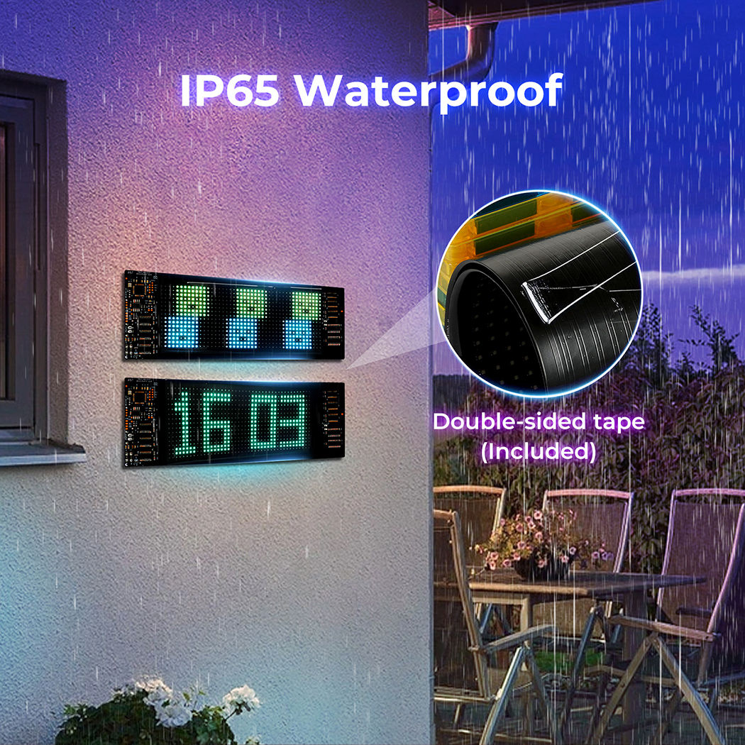 Emitto Car Window LED Light Dynamic Display Screen Panel APP Control Waterproof - Picture 17 of 33