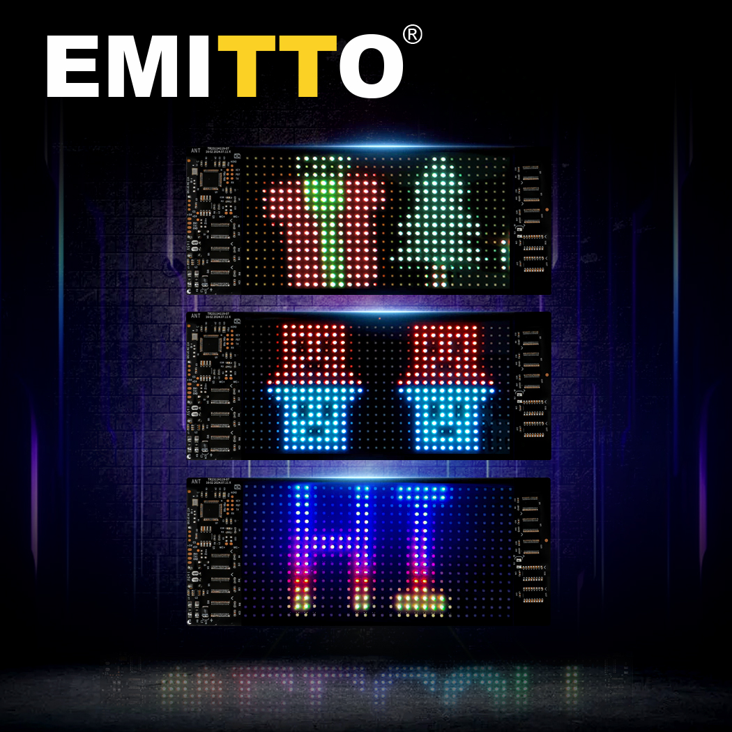 Emitto Car Window LED Light Dynamic Display Screen Panel APP Control Waterproof - Picture 21 of 33