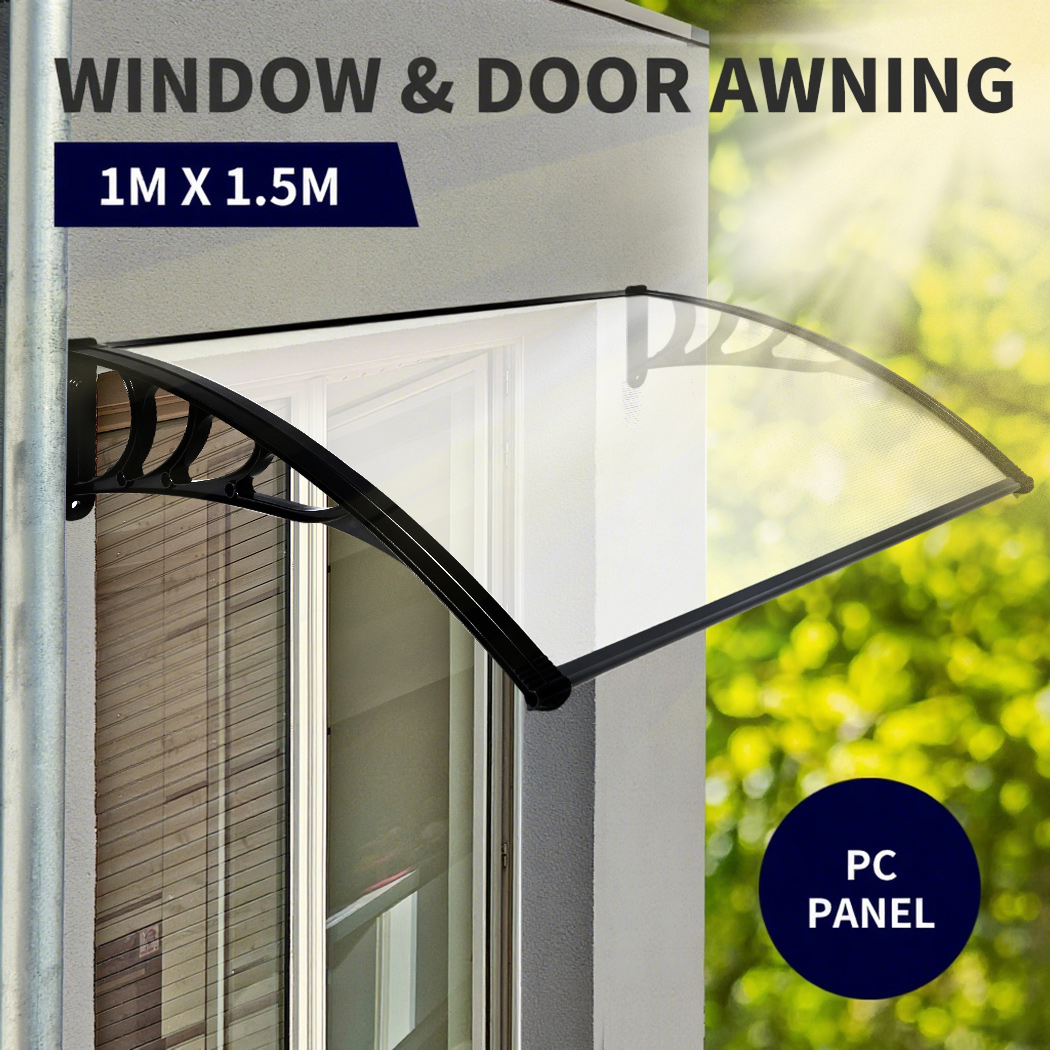 Mountview Window Door Awning Outdoor Canopy UV Patio Rain Cover DIY 1M X 1.2-6M - Picture 26 of 71