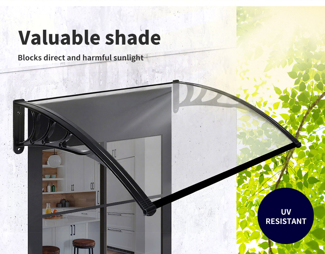 Mountview Window Door Awning Outdoor Canopy UV Patio Rain Cover DIY 1M X 1.2-6M - Picture 25 of 66