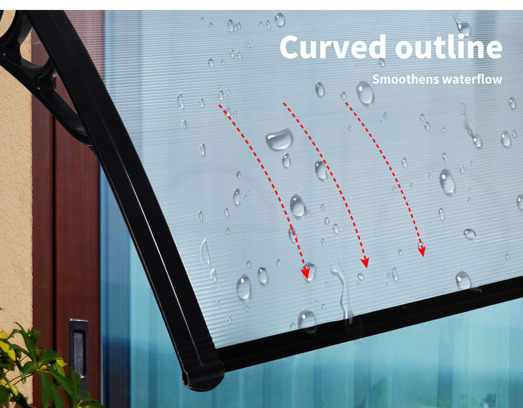 Mountview Window Door Awning Outdoor Canopy UV Patio Rain Cover DIY 1M X 1.2-6M - Picture 27 of 66