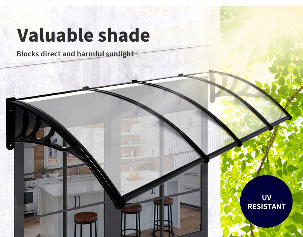Mountview Window Door Awning Outdoor Canopy UV Patio Rain Cover DIY 1M X 1.2-6M - Picture 47 of 66