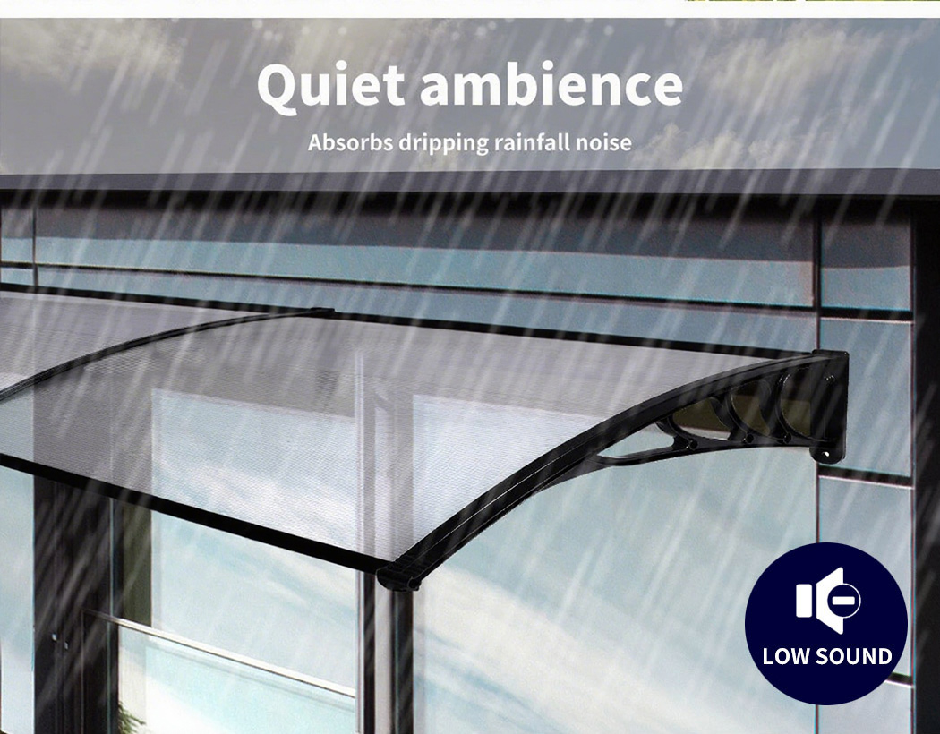 Mountview Window Door Awning Outdoor Canopy UV Patio Rain Cover DIY 1M X 1.2-6M - Picture 48 of 66