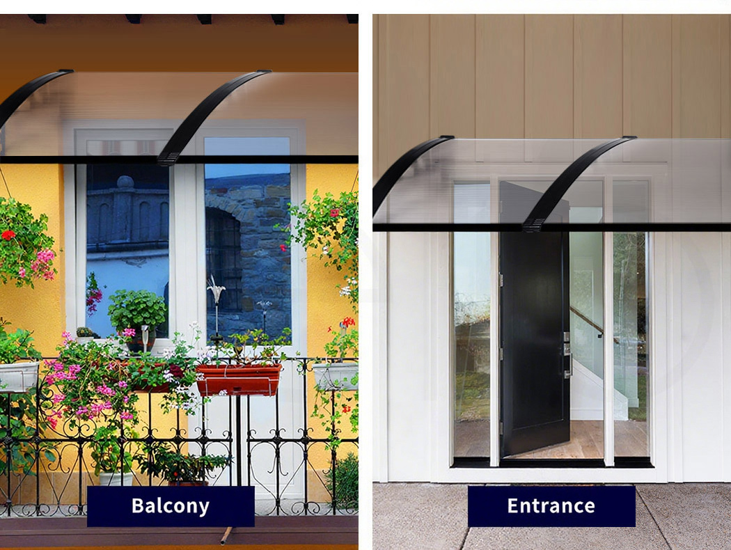 Mountview Window Door Awning Outdoor Canopy UV Patio Rain Cover DIY 1M X 1.2-6M - Picture 52 of 66
