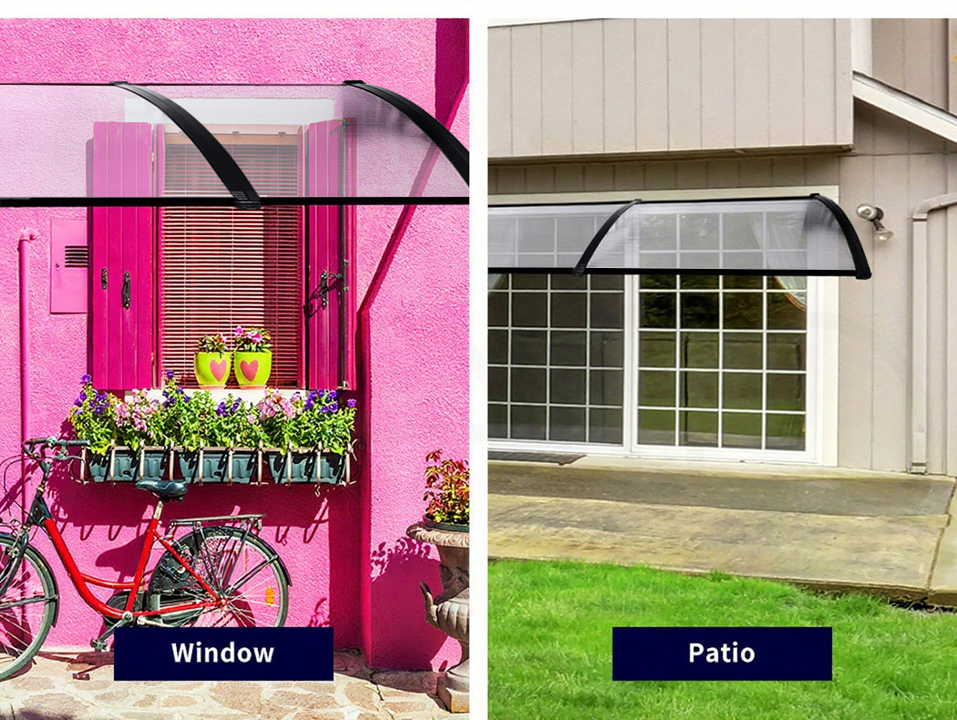 Mountview Window Door Awning Outdoor Canopy UV Patio Rain Cover DIY 1M X 1.2-6M - Picture 53 of 66