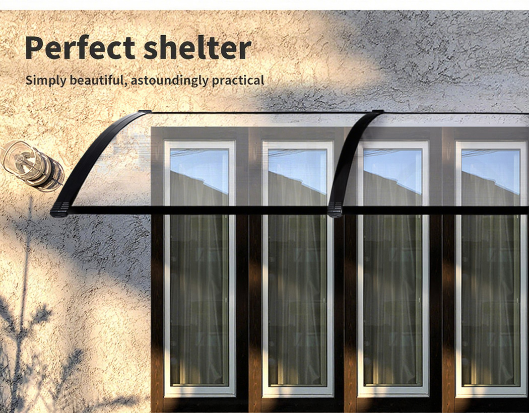 Mountview Window Door Awning Outdoor Canopy UV Patio Rain Cover DIY 1M X 1.2-6M - Picture 57 of 66