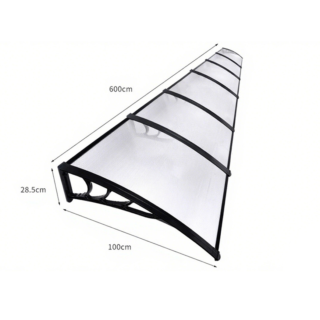 Mountview Window Door Awning Outdoor Canopy UV Patio Rain Cover DIY 1M X 1.2-6M - Picture 61 of 71