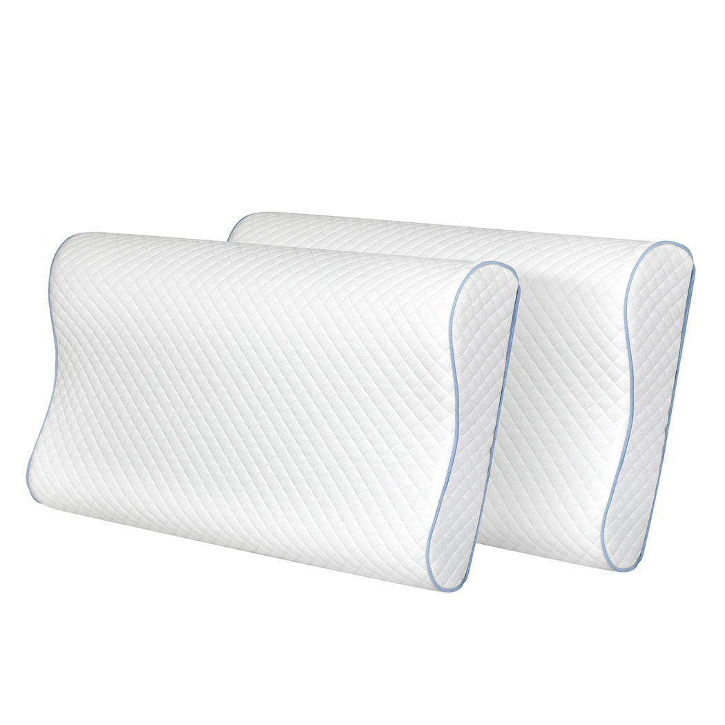 Dreamz Memory Foam Pillows Cervical Support Pilowcase Ergonomic Neck Pain Relief - Picture 30 of 30