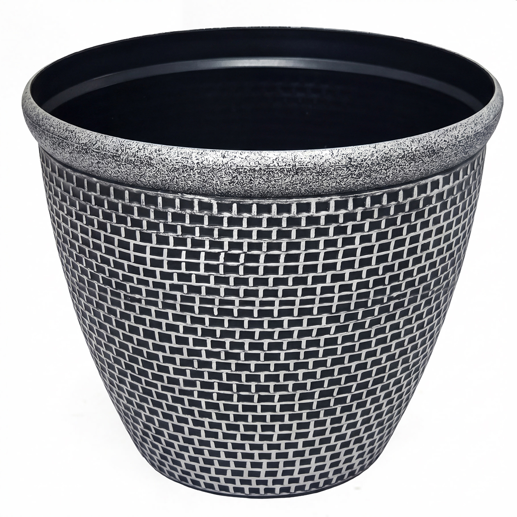 Toque Plastic Plant Pots 30cm Outdoor Garden Planter 2 Pcs With Drainage Holes detail