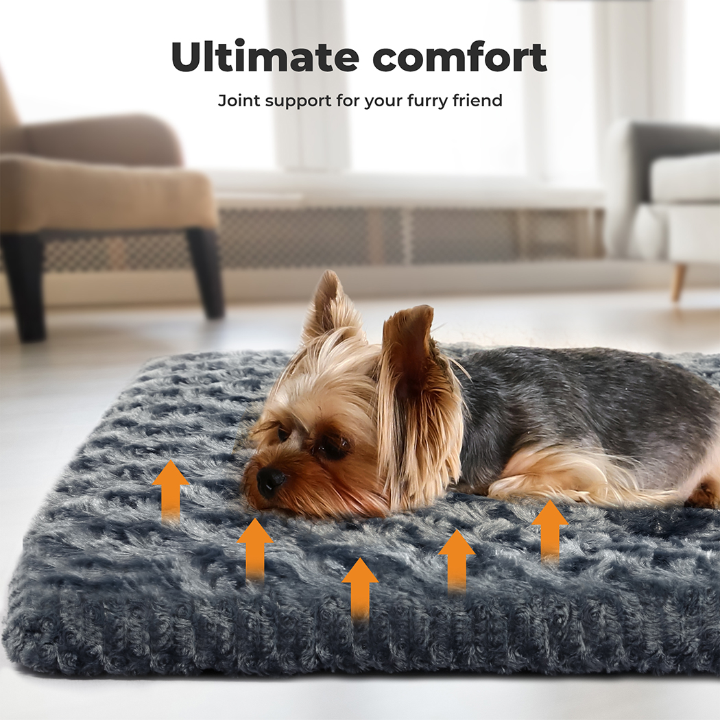 Pawz Dog Bed Pet Calming Washable Soft Warm Plush Mattress Cushion Extra Large - Picture 14 of 72