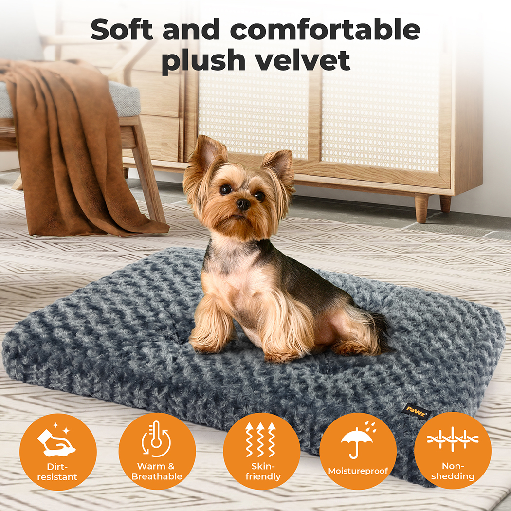 Pawz Dog Bed Pet Calming Washable Soft Warm Plush Mattress Cushion Extra Large - Picture 15 of 72