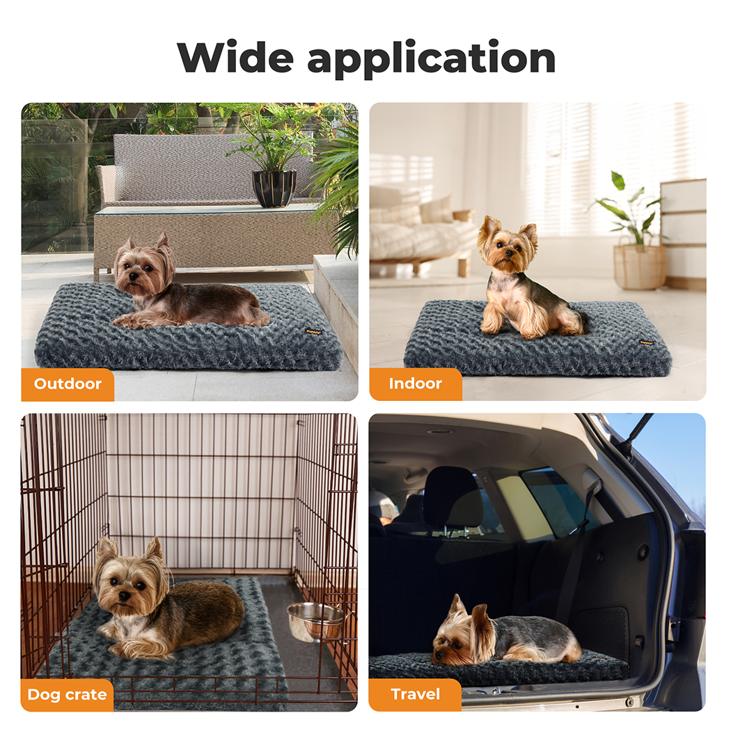 Pawz Dog Bed Pet Calming Washable Soft Warm Plush Mattress Cushion Extra Large - Picture 21 of 72