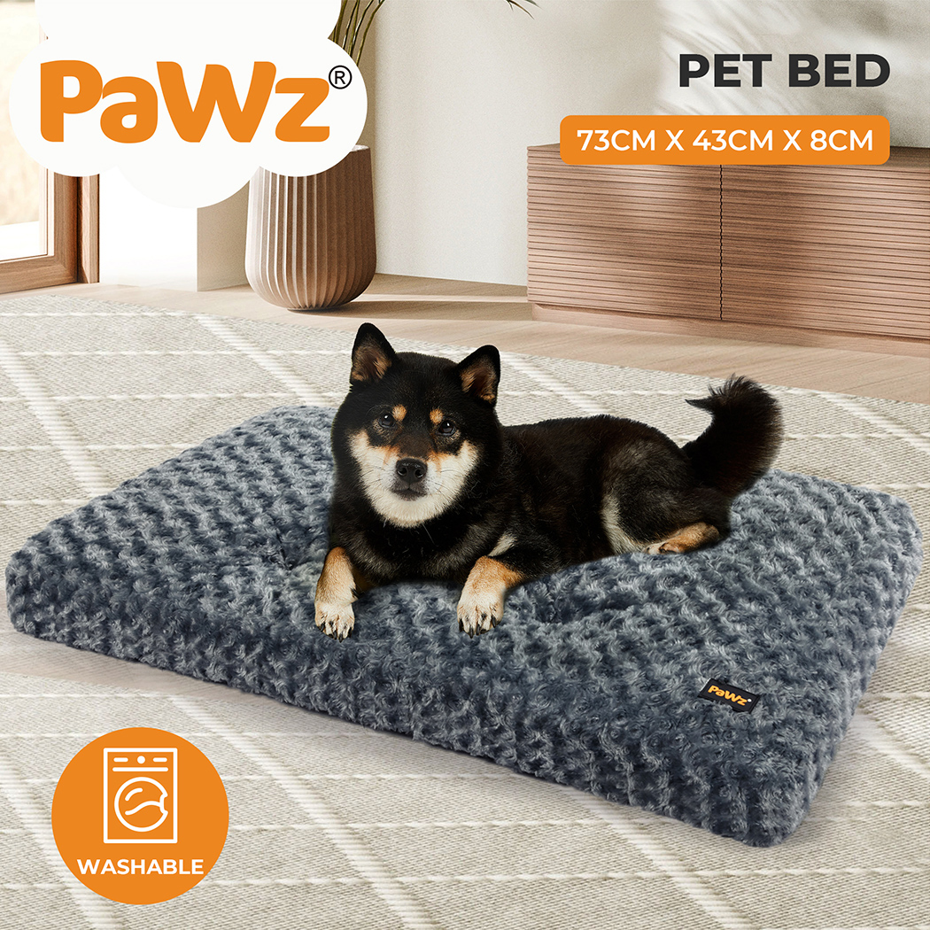 Pawz Dog Bed Pet Calming Washable Soft Warm Plush Mattress Cushion Extra Large - Picture 25 of 72