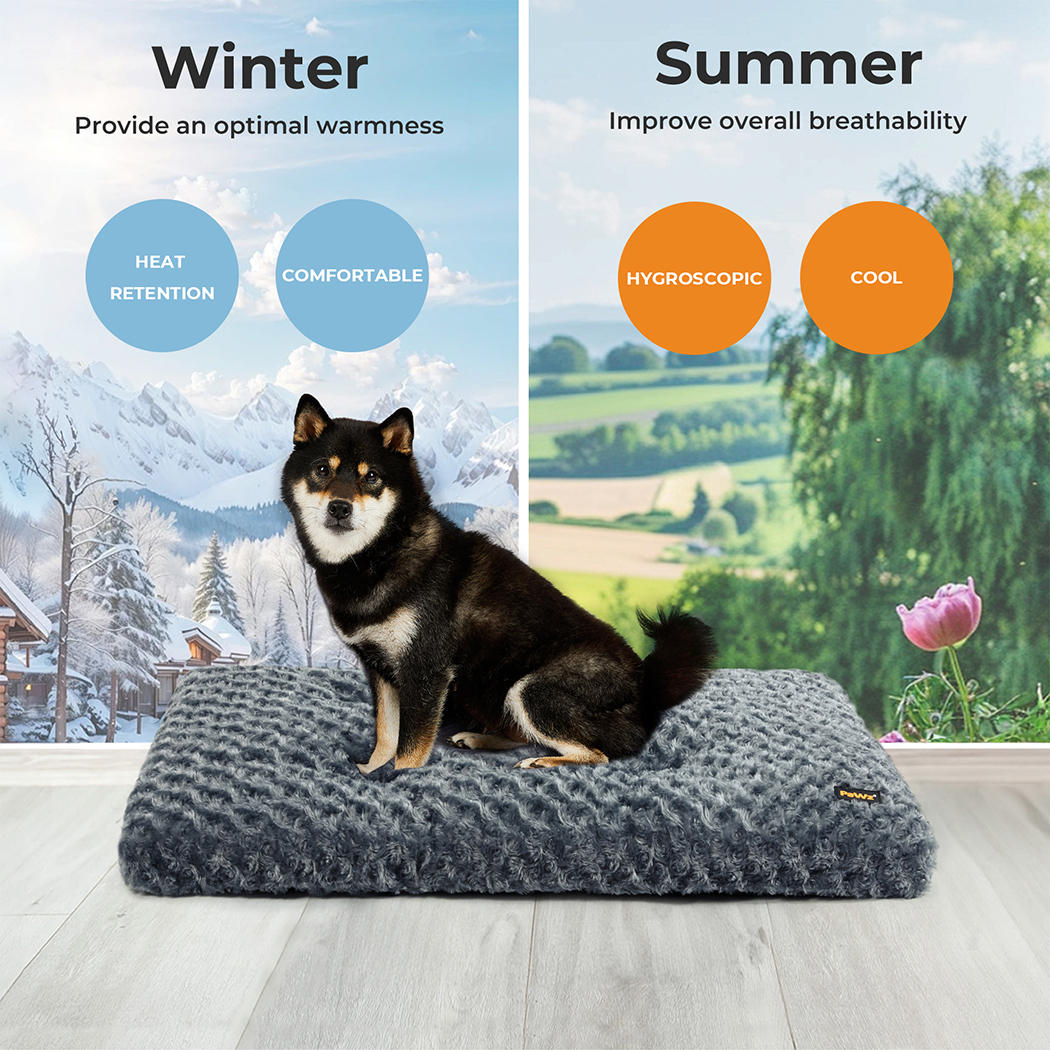 Pawz Dog Bed Pet Calming Washable Soft Warm Plush Mattress Cushion Extra Large - Picture 30 of 72