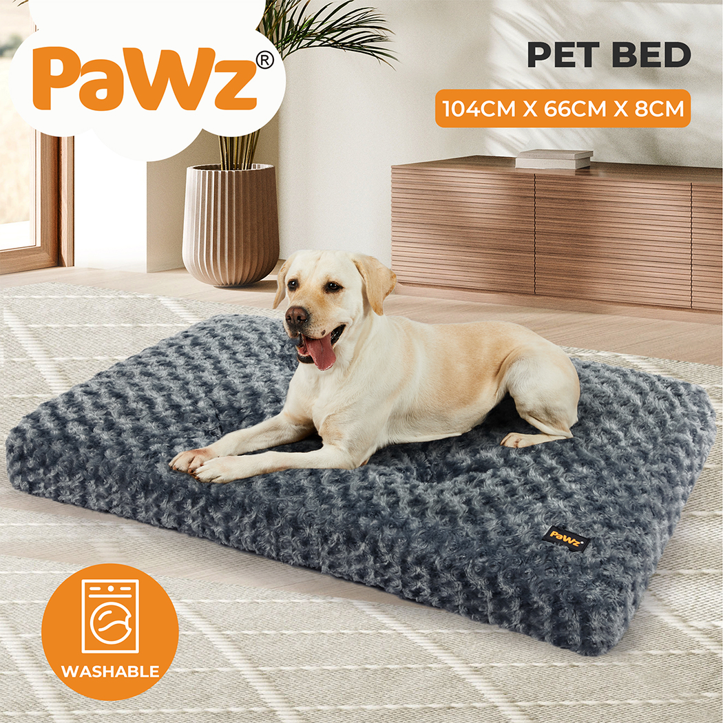 Pawz Dog Bed Pet Calming Washable Soft Warm Plush Mattress Cushion Extra Large - Picture 49 of 72